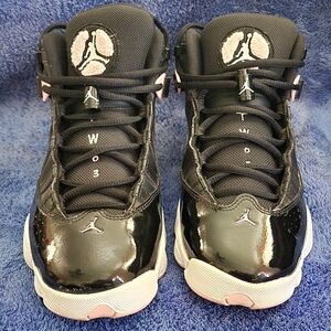 Jordans 6 Rings Shoes In Black/Pink Artic Punch